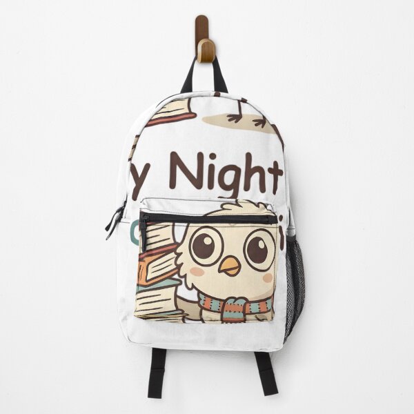 Item preview, Every Night Is a Reading Night – Cute Owl Book Lover Design designed and sold by SoulenCify.