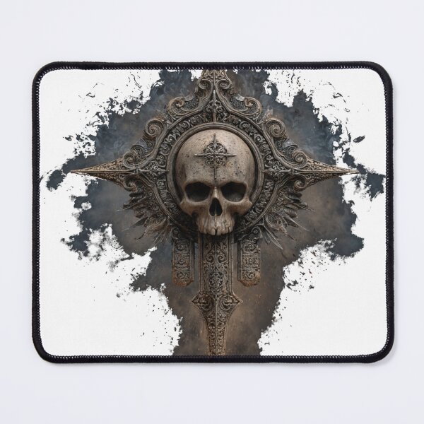 Item preview, Dark Gothic Skull Cross Emblem designed and sold by Anacond.