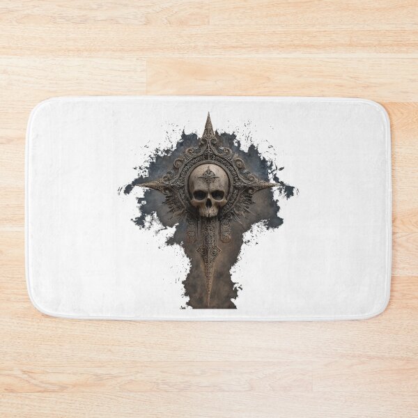 Item preview, Dark Gothic Skull Cross Emblem designed and sold by Anacond.