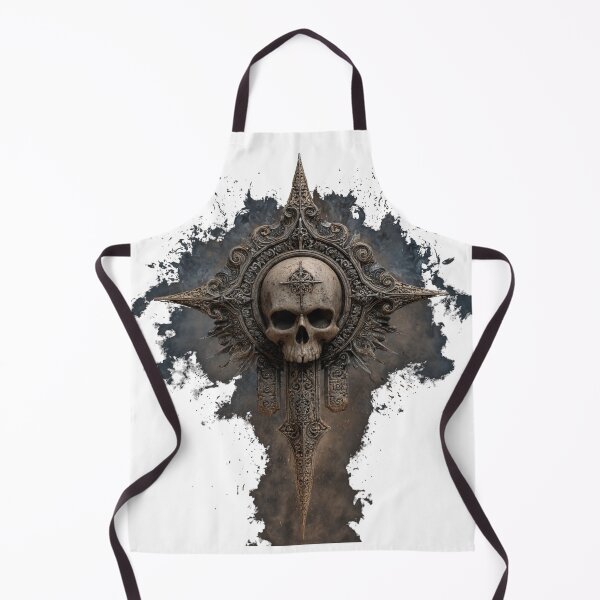 Item preview, Dark Gothic Skull Cross Emblem designed and sold by Anacond.