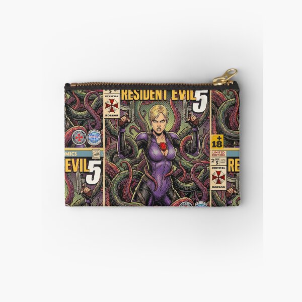 Item preview, Resident Evil 5 Jill Valentine Classic Comic Cover Retro Gaming Art designed and sold by Back2Collage.