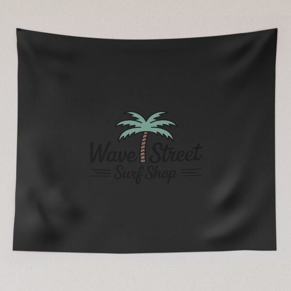 Item preview, Wave Street Classic Palm Tree Surf Shop Graphic designed and sold by LegendsArt75.