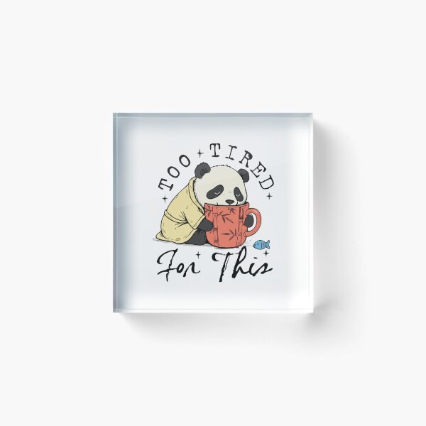 Item preview, too tired for this - Panda Coffee designed and sold by Steele-Art.
