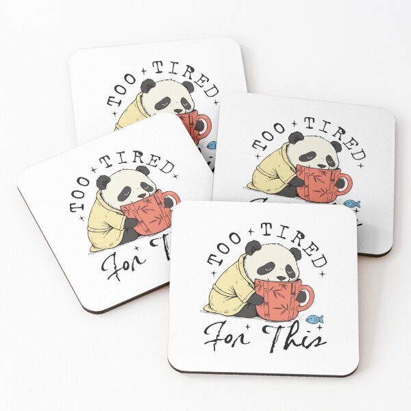 Item preview, too tired for this - Panda Coffee designed and sold by Steele-Art.