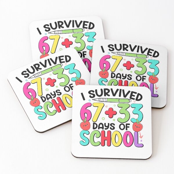 Item preview, I Survived 67+33 Days of School designed and sold by Galkinanastasia.