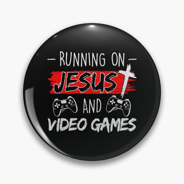 Item preview, Running On Jesus And Video Games designed and sold by khdmalakarak.