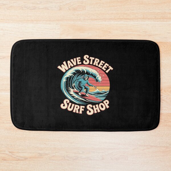 Item preview, Wave Street Retro Vacation Beach Surfing Skul Graphic designed and sold by LegendsArt75.