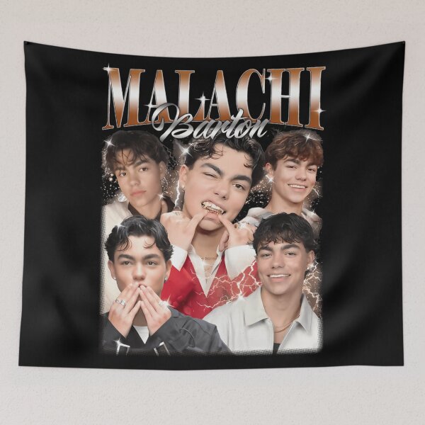 Item preview, Malachi Barton Vintage Bootleg Collage – Y2K Pop Star Fan Art designed and sold by JayliIvan.