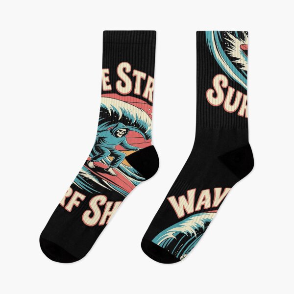 Item preview, Wave Street Retro Vacation Beach Surfing Skul Graphic designed and sold by LegendsArt75.