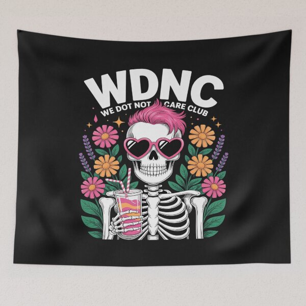 Item preview, WDNC Skeleton Girl We Do Not Care Club designed and sold by LegendsArt75.