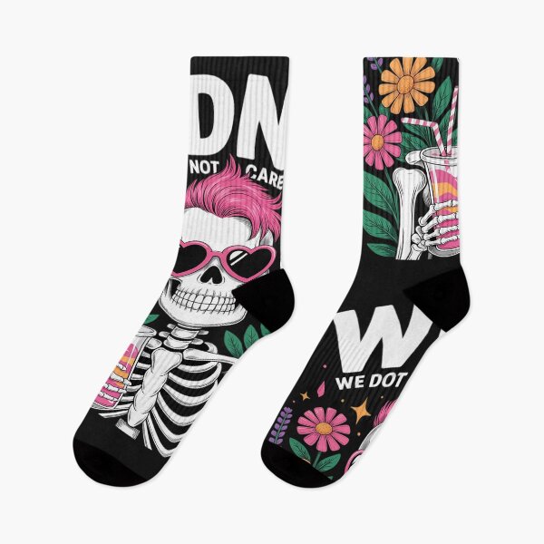 Item preview, WDNC Skeleton Girl We Do Not Care Club designed and sold by LegendsArt75.