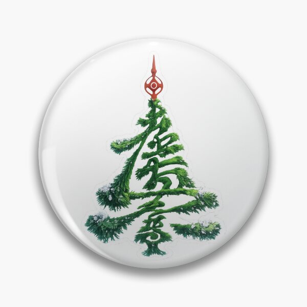 Item preview, Kyokushin Kanji Christmas Tree Sticker – Martial Arts Holiday Design designed and sold by AndrewYoko.