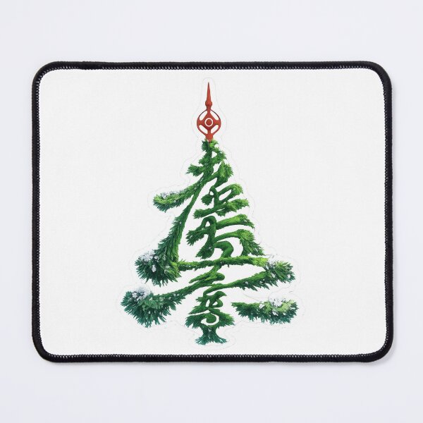 Item preview, Kyokushin Kanji Christmas Tree Sticker – Martial Arts Holiday Design designed and sold by AndrewYoko.