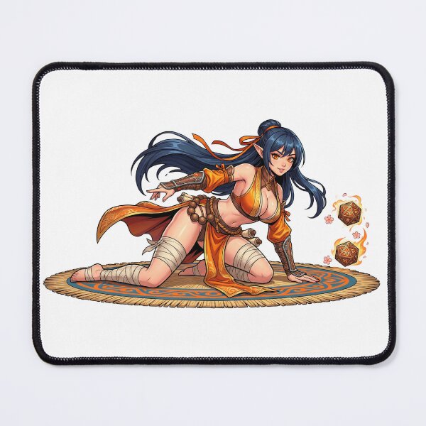 Item preview, Roll with Advantage: Elven Monk Rolling Dice designed and sold by SkinnyFlatWhite.