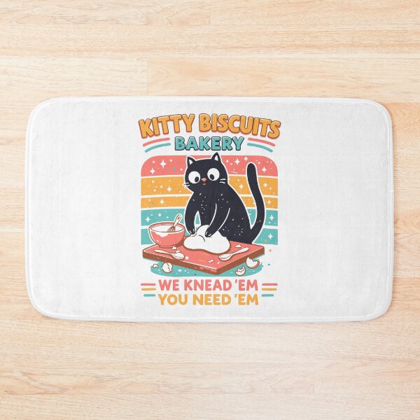 Item preview, Kitty Biscuits Bakery – Cute Cat Baking Illustration designed and sold by sssweetness.