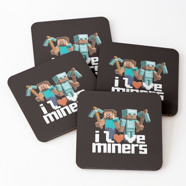 Item preview, I Love Miners Pixel designed and sold by cosettacir6382.