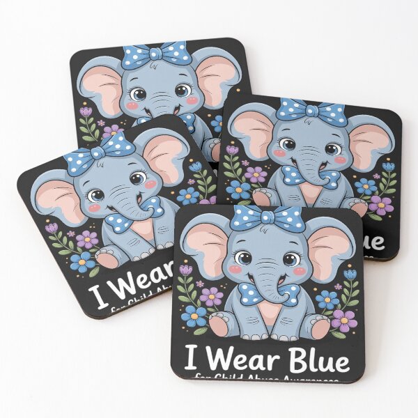 Item preview, We Wear Blue Child Abuse Prevention Awareness designed and sold by LegendsArt75.