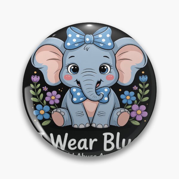 Item preview, We Wear Blue Child Abuse Prevention Awareness designed and sold by LegendsArt75.
