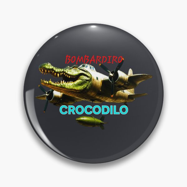 Item preview, Bombardiro Crocodilo - Italian Brainrot Meme designed and sold by The Art by Rossouw.