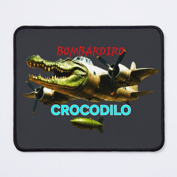 Item preview, Bombardiro Crocodilo - Italian Brainrot Meme designed and sold by The Art by Rossouw.