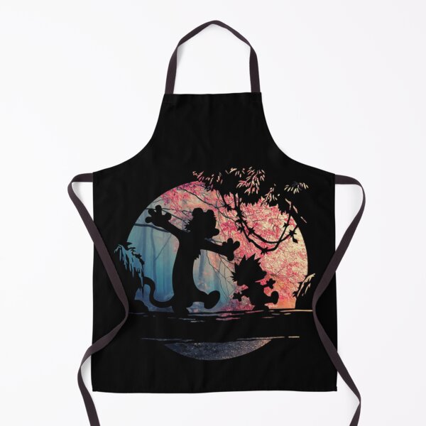 Item preview, Calvin and Hobbes Silhouette Forest Sticker designed and sold by jehllutkes.
