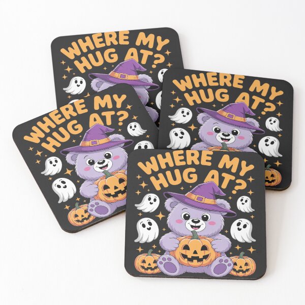 Item preview, Where My Hug at Cute Halloween Teddy Bear Spooky Season designed and sold by LegendsArt75.