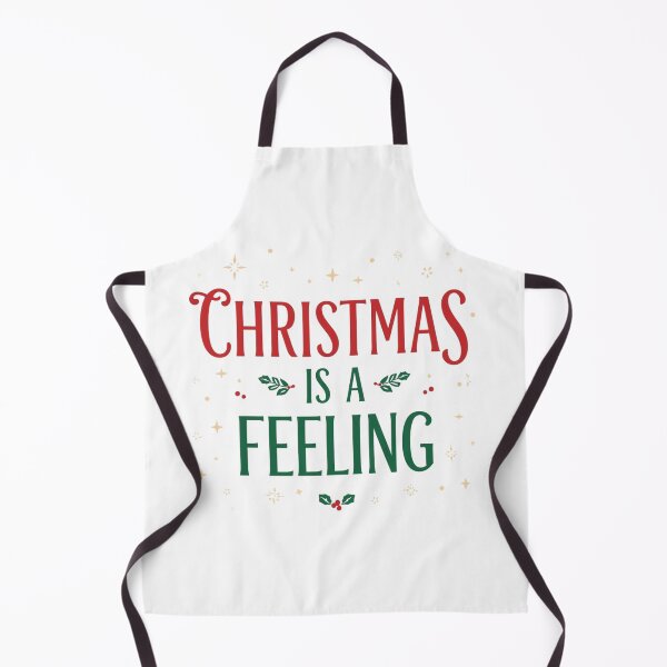 Item preview, Christmas Is a Feeling – Festive Holiday Typography Design designed and sold by Graphic Therapist.