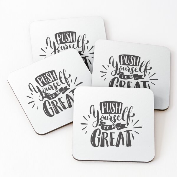 Item preview, Push Yourself To Be Great. | Motivational & Inspirational Success Quote designed and sold by Maltachi Designs.