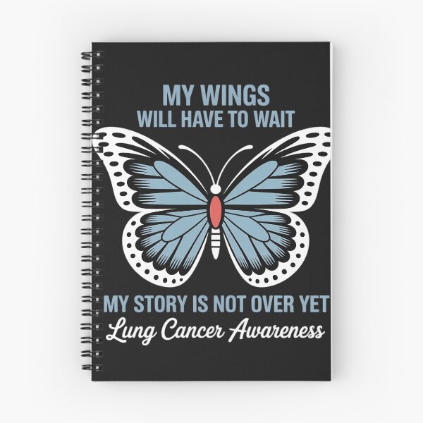 Item preview, Wings Wait Story Not Over Design Lung Cancer Awareness designed and sold by LegendsArt75.