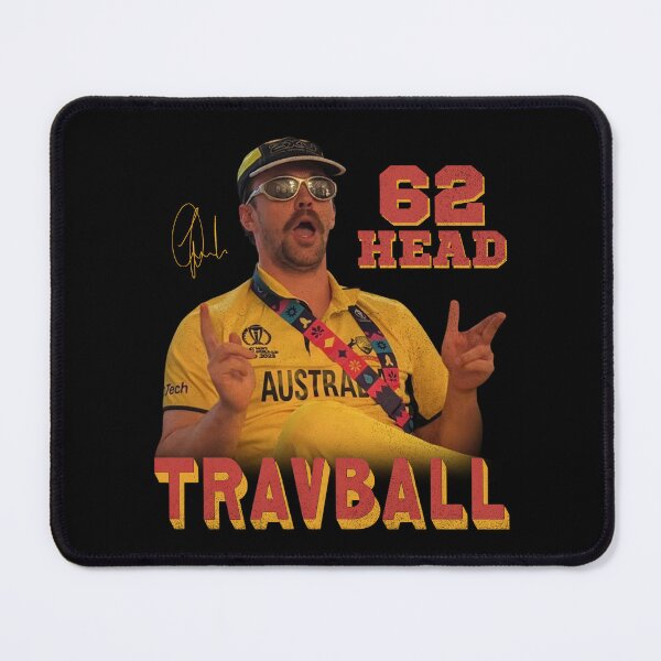 Item preview, Travball - Travis Head | Aggressive Cricket Batting Legend designed and sold by schwarzer0881.
