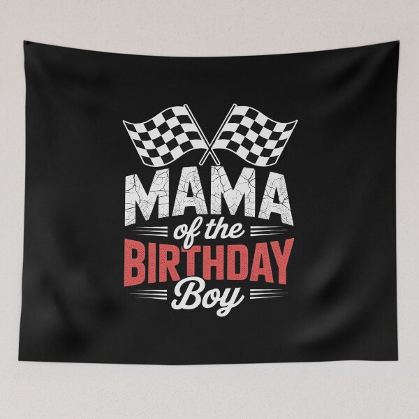 Item preview, Car Mama Of The Birthday Boy Racing Family Pit Crew designed and sold by Catharsiscath.