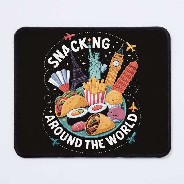 Item preview, Snacking Around The World Fastfood Travel For Food Lover designed and sold by czechascheledu.