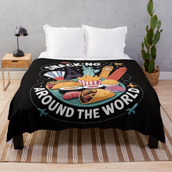 Item preview, Snacking Around The World Fastfood Travel For Food Lover designed and sold by czechascheledu.