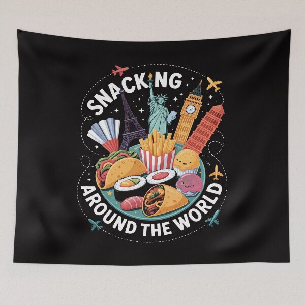 Item preview, Snacking Around The World Fastfood Travel For Food Lover designed and sold by czechascheledu.
