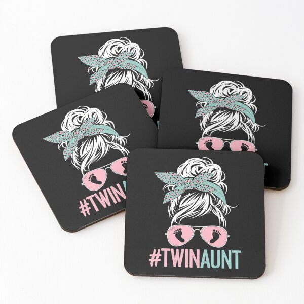 Artikelvorschau, Zwillingstante Messy Bun Tante der Zwillinge Zwillingstante der Zwillinge entworfen und verkauft von Catharsiscath.
