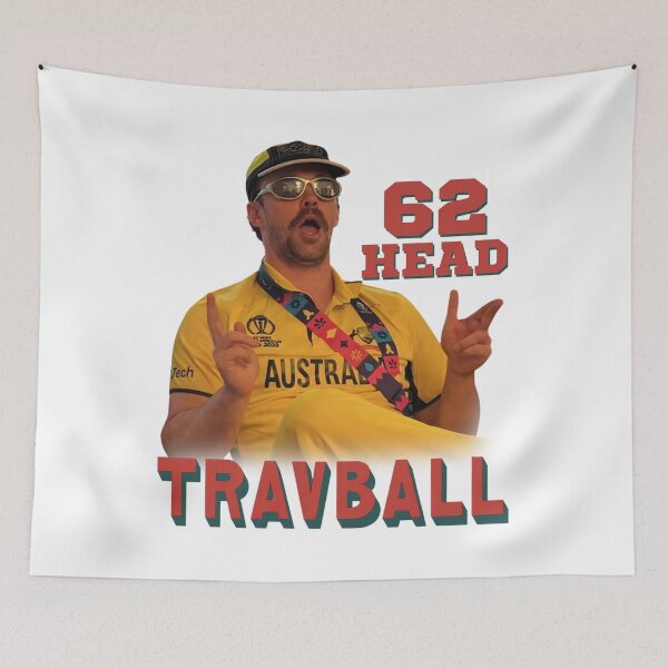 Item preview, Travball - Travis Head | Aggressive Cricket Batting Legend | Australian Cricket Player designed and sold by schwarzer0881.