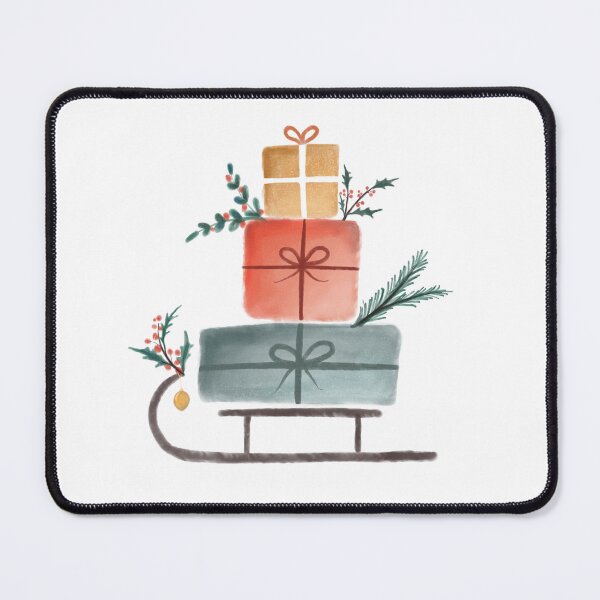 Item preview, Watercolour gifts on sleigh  designed and sold by Aakanksha97.
