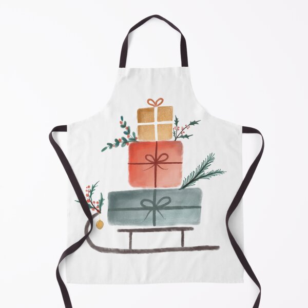 Item preview, Watercolour gifts on sleigh  designed and sold by Aakanksha97.