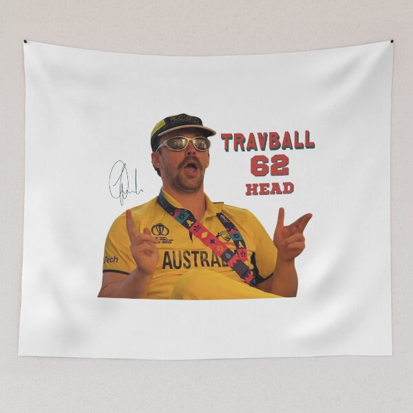Item preview, Travball - Travis Head | Aggressive Cricket Batting Legend | Australian Cricket Player designed and sold by schwarzer0881.