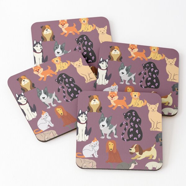 Item preview, Whimsical Pets: A Colorful Collection of Dogs and Cats designed and sold by RevieusaR.