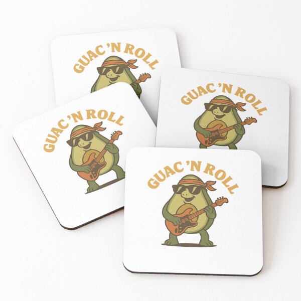 Item preview, Guac ’n Roll Funny Avocado Rock Design designed and sold by LaughLab Apparel.