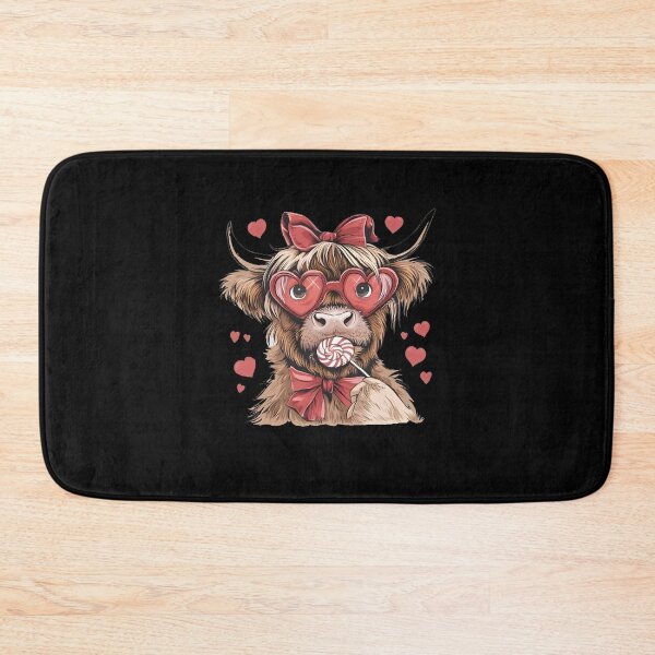 Item preview, Highland Cow Valentine designed and sold by Galkinanastasia.