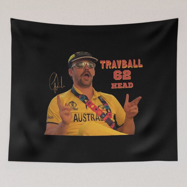Item preview, Travball - Travis Head | Aggressive Cricket Batting Legend | Australian Cricket Player designed and sold by schwarzer0881.