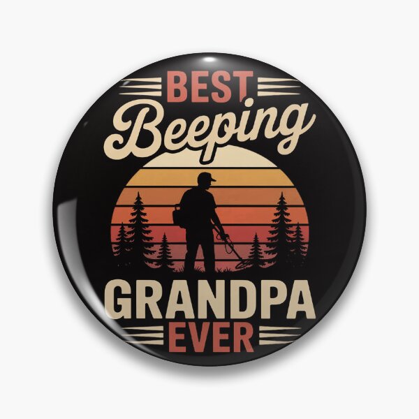 Item preview, Metal Detecting Detectorist Best Beeping Grandpa Ever designed and sold by czechascheledu.