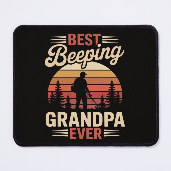 Item preview, Metal Detecting Detectorist Best Beeping Grandpa Ever designed and sold by czechascheledu.