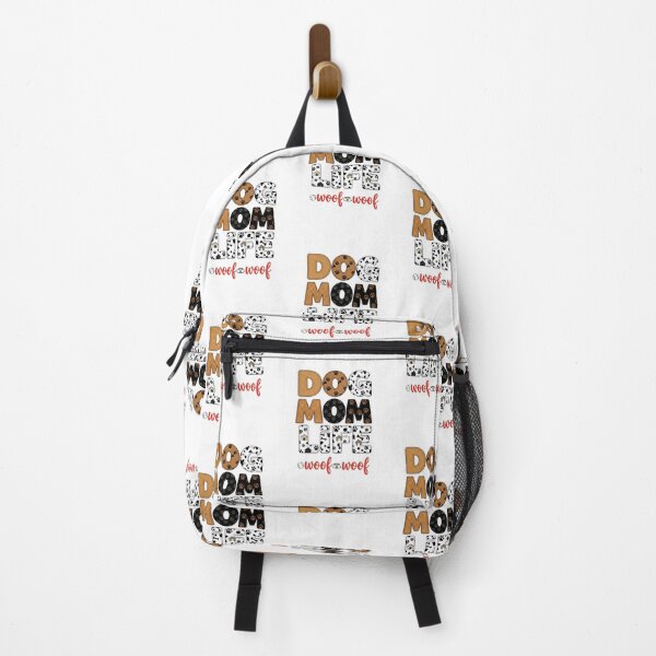 Item preview, "Dog Mom Life – Woof Woof" Pet Parent Typography Art – Canine Lover Design designed and sold by Luminari Creations.
