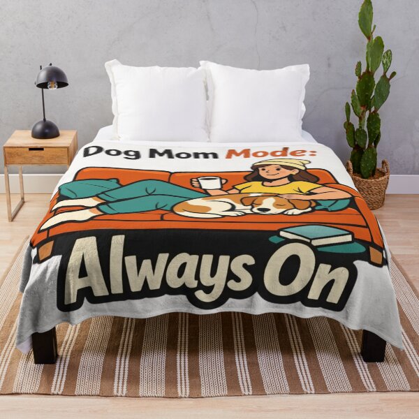 Item preview, Dog Mom Mode Always On - Cozy Beagle Mom Relaxing designed and sold by WearTheArtx.
