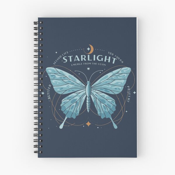 Item preview, Starlight Butterfly – Emerge From the Cocoon Cosmic Design designed and sold by ByKubraArt.