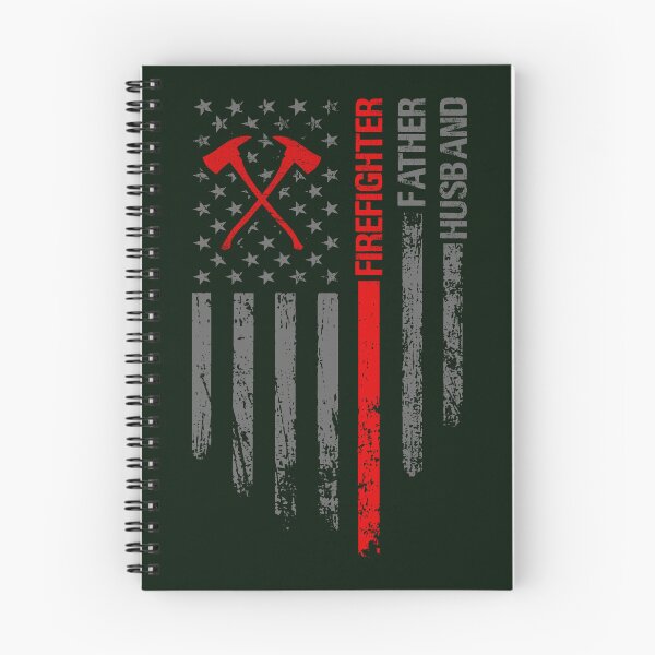 Item preview, Firefighter Father Husband Hoodie | Fire Axe Flag Fire Dept Design | First Responder Gift designed and sold by Twist & Print.