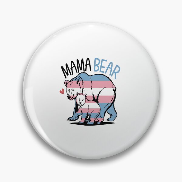 Item preview, Trans Mama Bear Proud Mom Rainbow Transgender Mother's designed and sold by Catharsiscath.